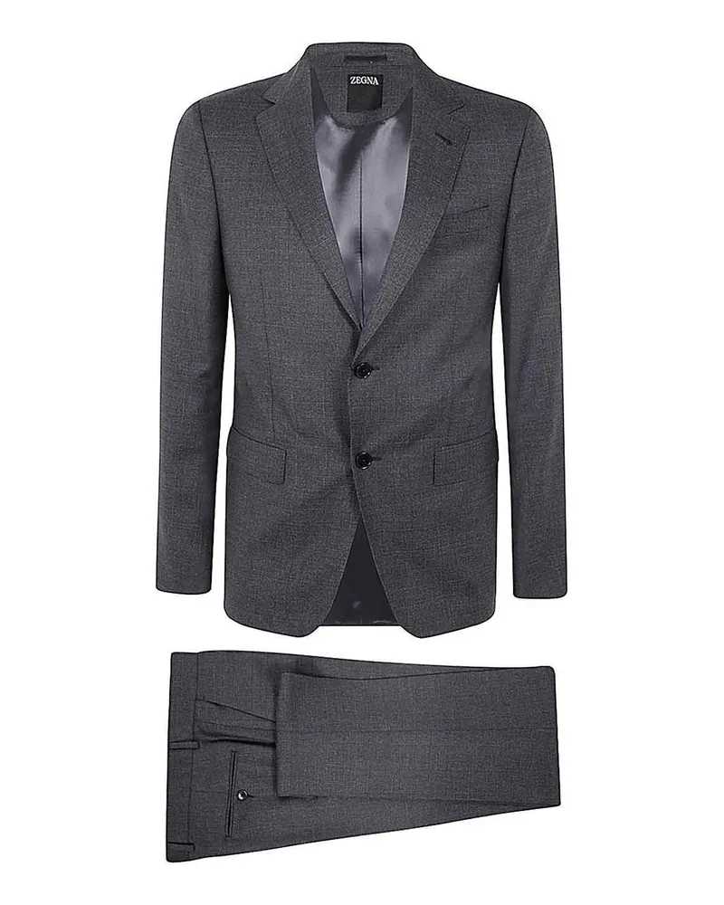 Ermenegildo Zegna Eleganter Anzug - Grau Dunkelgrau