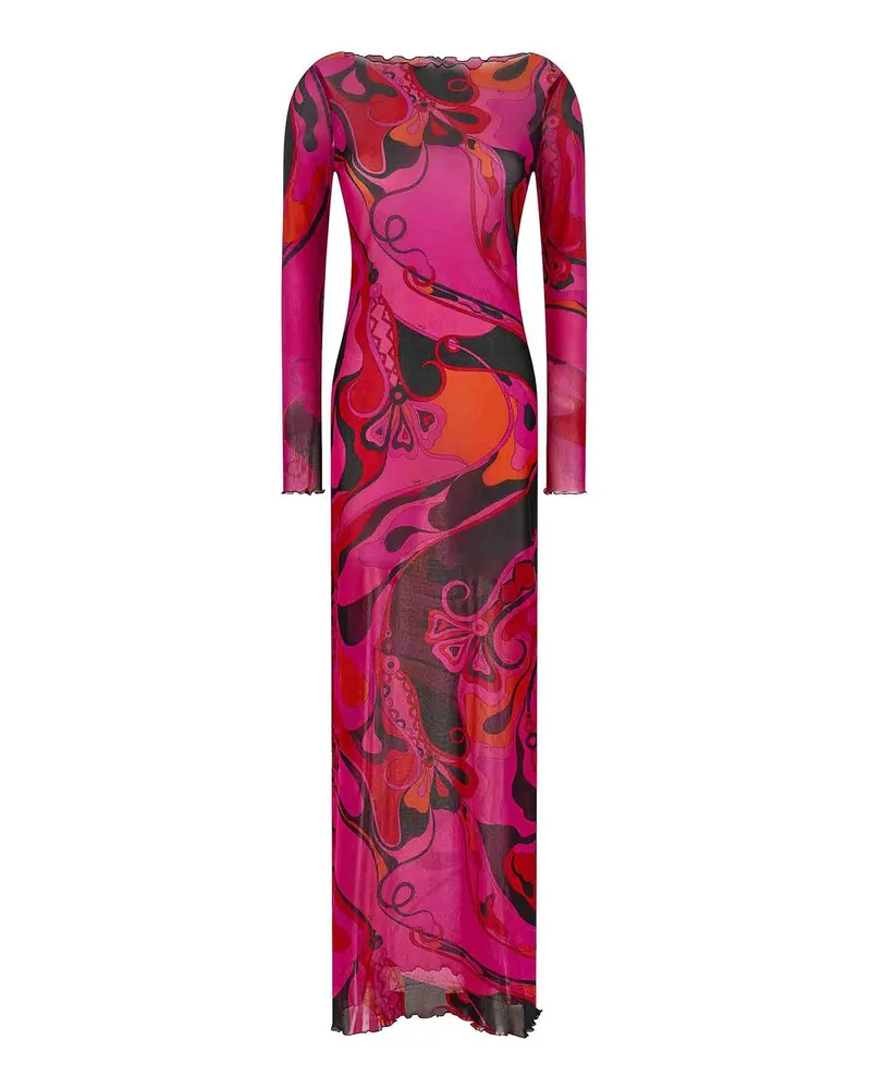 Emilio Pucci Maxikleid - Bunt Bunt