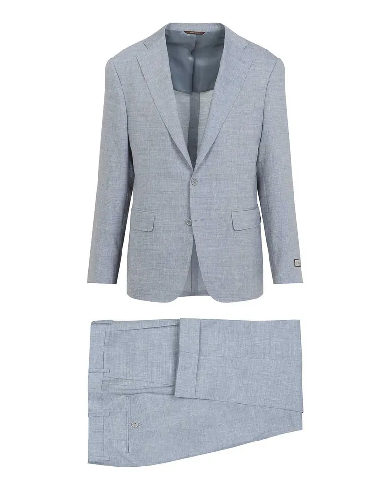 Canali Eleganter Anzug - Hellblau Hellblau
