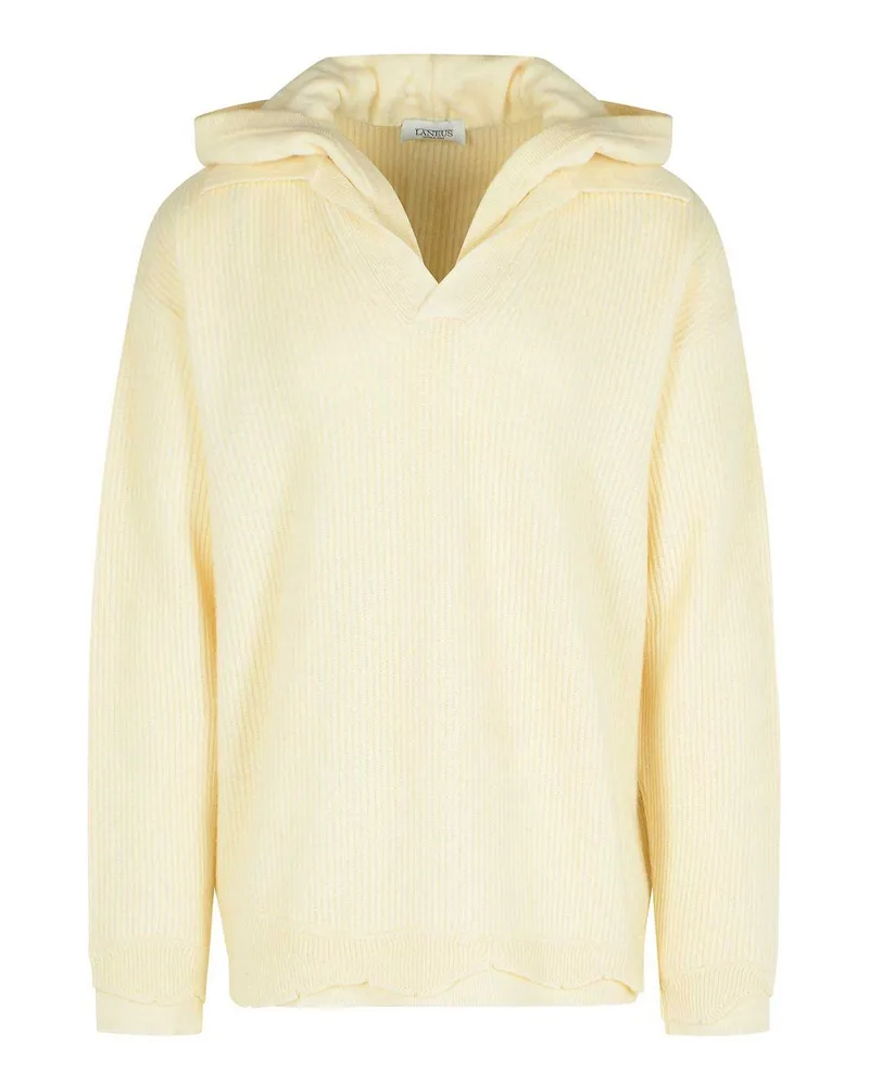 Laneus Rundhalspullover - Creme Creme