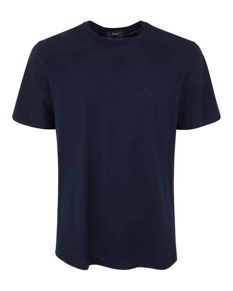 Herno T-Shirt - Blau Blau