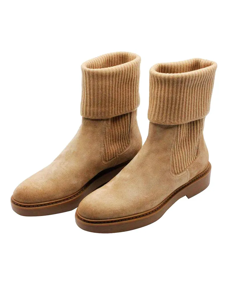 Santoni Stiefel - Beige Beige