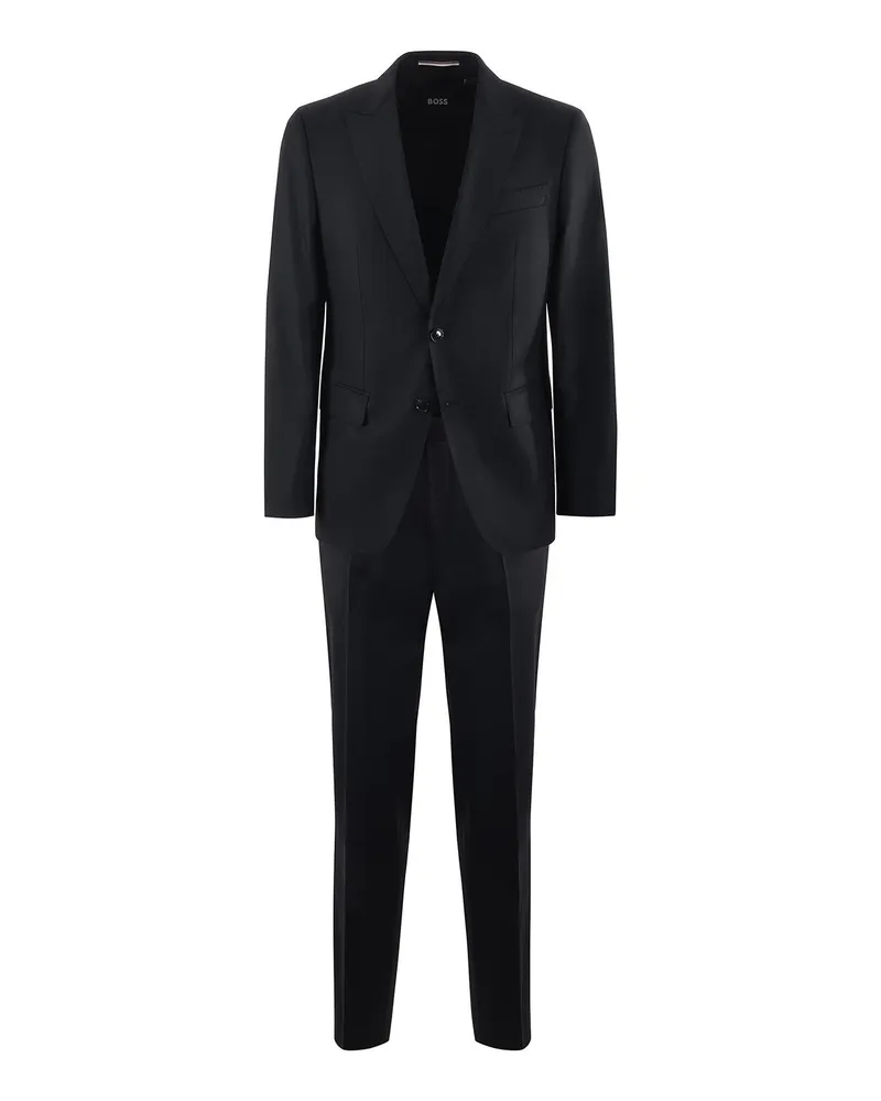 HUGO BOSS Eleganter Anzug - Schwarz Schwarz