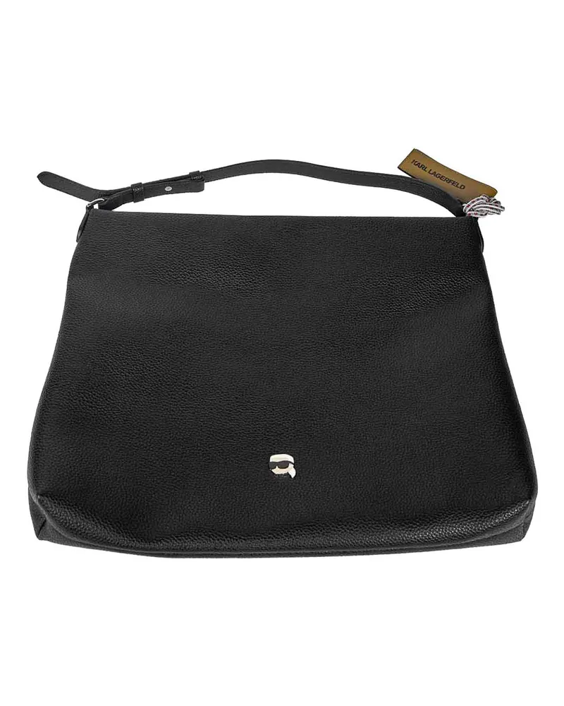 Karl Lagerfeld Schultertasche - Schwarz Schwarz