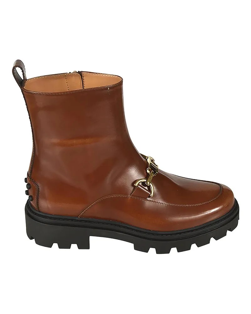 TOD'S Stiefeletten - Schwarz Braun