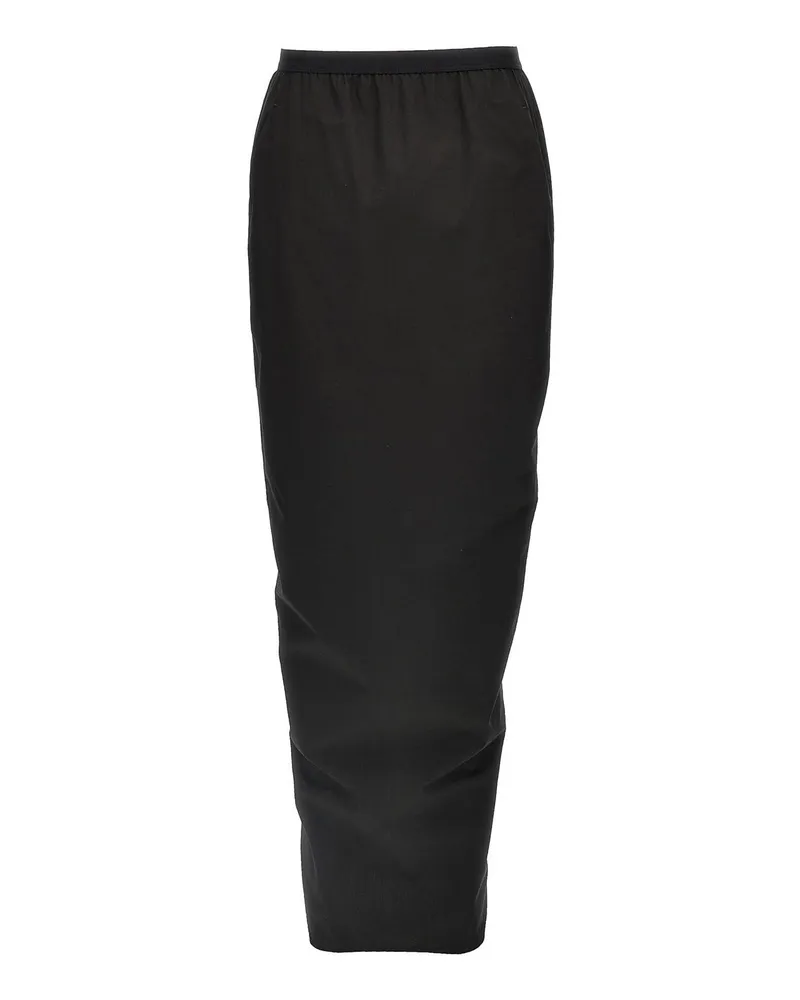 Rick Owens Langer Rock - Schwarz Schwarz