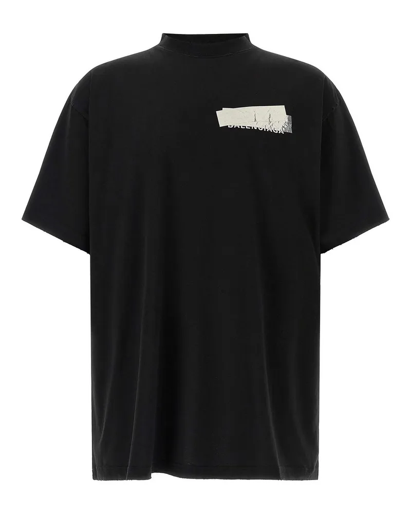 Balenciaga T-Shirt - Schwarz Schwarz