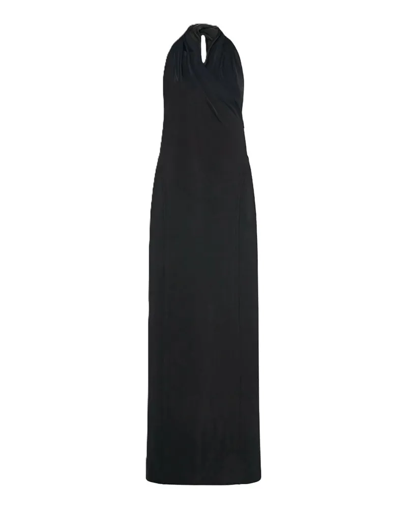 Another Tomorrow Maxikleid - Schwarz Schwarz
