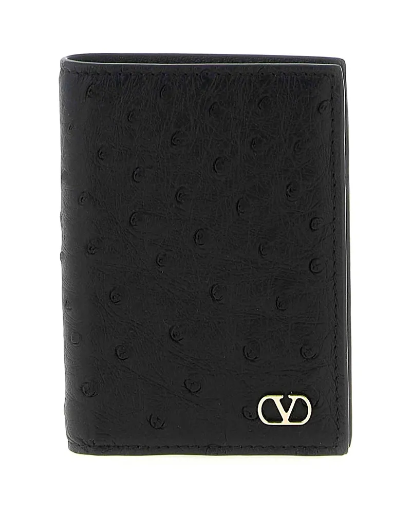 Valentino Garavani Portemonnaie - Schwarz Schwarz