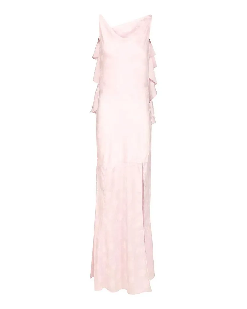 ROTATE Birger Christensen Maxikleid - Rosa Rosa