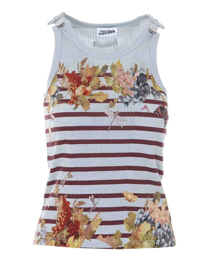 Jean Paul Gaultier Top - Grau Grau