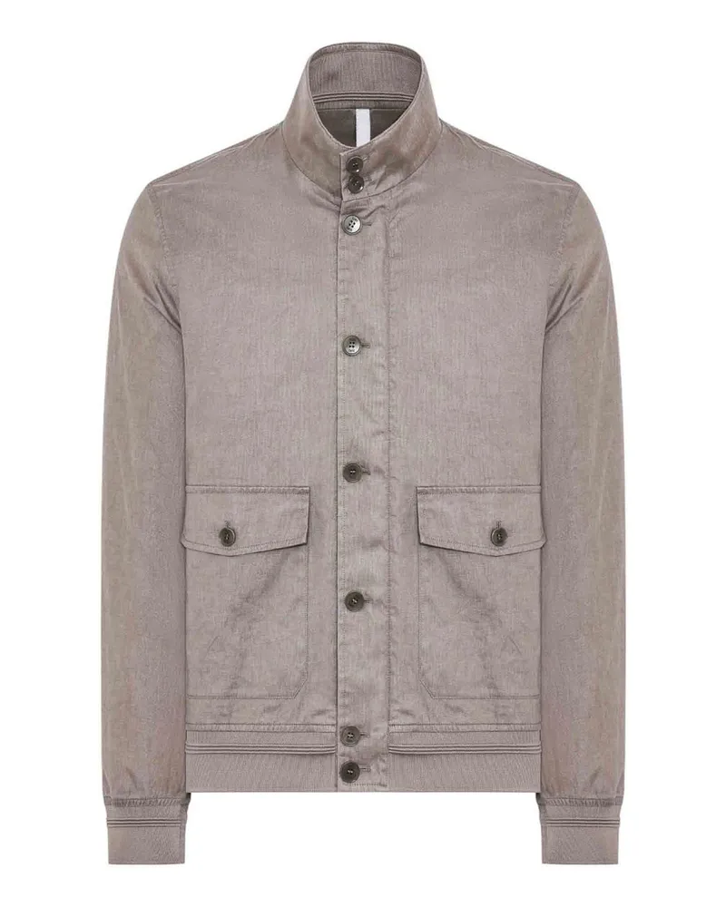 DUNO Knielanger Mantel - Beige Beige