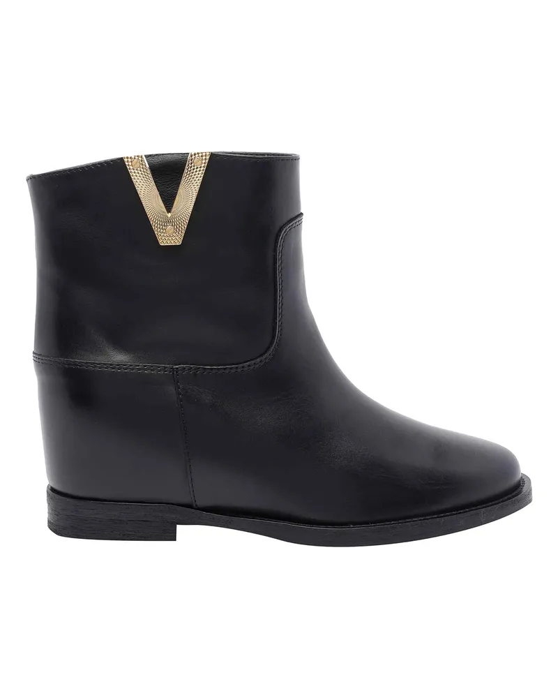 Via Roma 15 Stiefeletten - Schwarz Schwarz