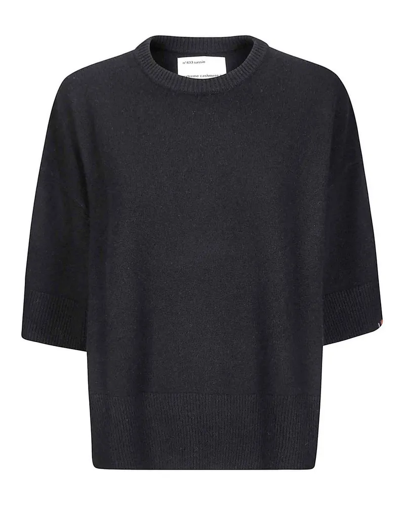 extreme cashmere Rundhalspullover - Schwarz Schwarz