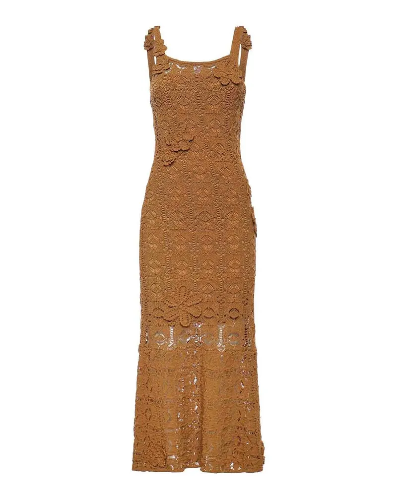 Pinko Knielanges Kleid - Braun Braun
