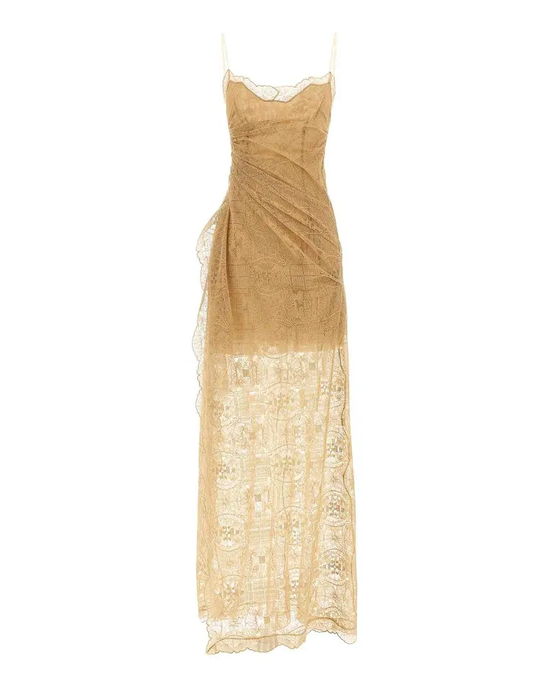 Ermanno Scervino Knielanges Kleid - Beige Beige