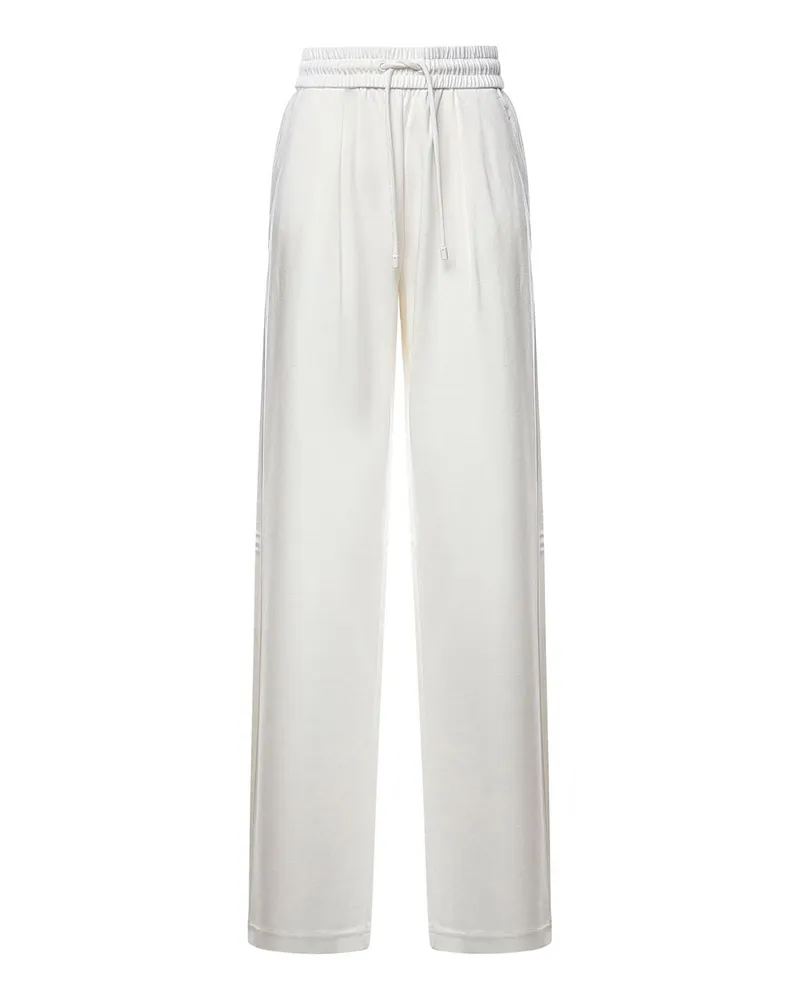 Max Mara Casual Hose - Weiß Weiß