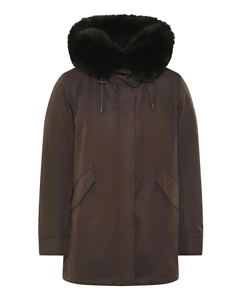 Yves Salomon Trenchcoat - Braun Braun
