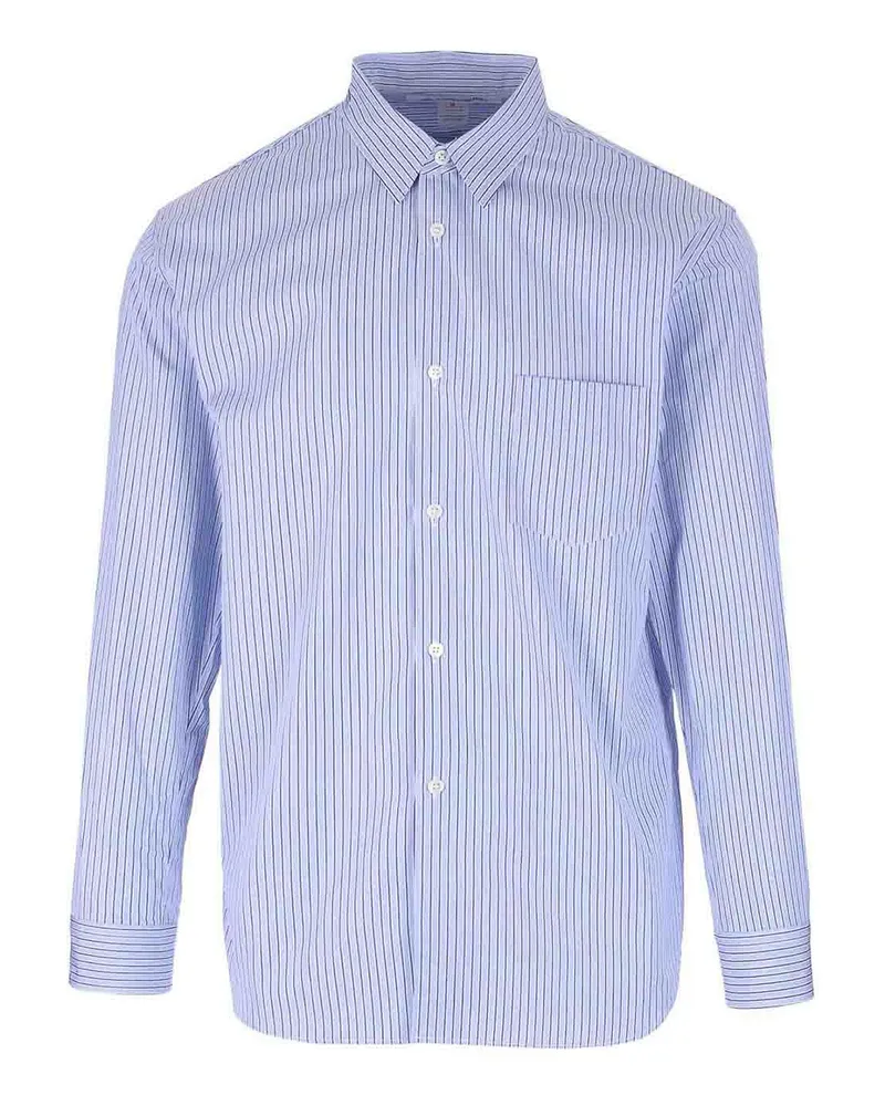 Comme des Garçons Hemd - Weiß Hellblau