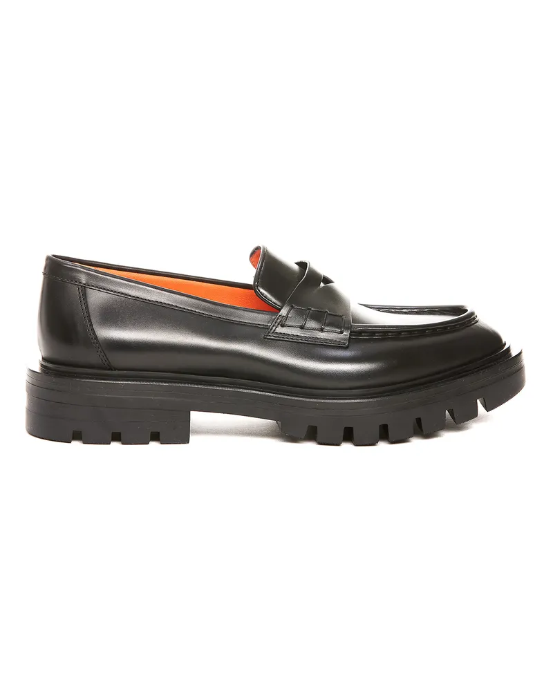 Santoni Mokassins - Schwarz Schwarz