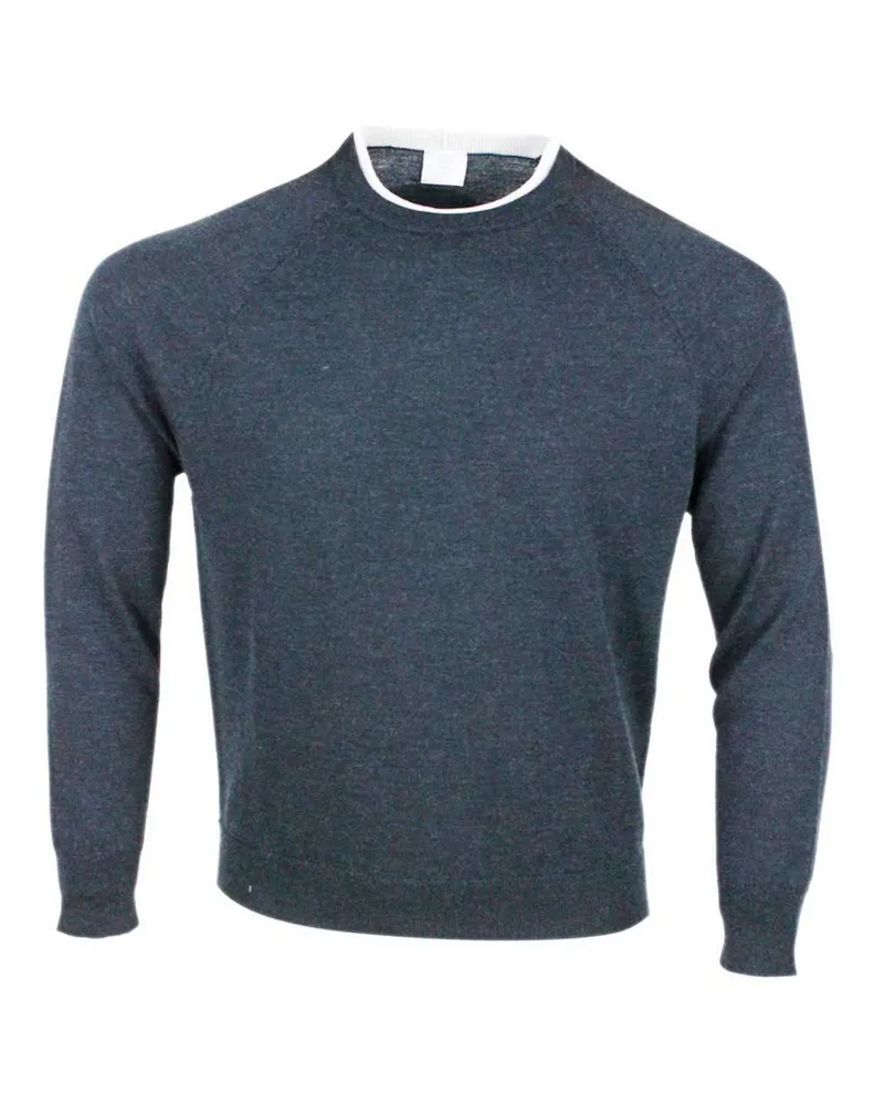 Eleventy Rundhalspullover - Schwarz Schwarz