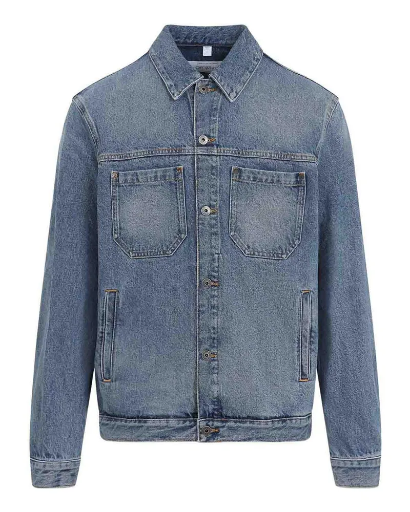 OFF-WHITE Jeansjacke - Jeansblau Jeansblau