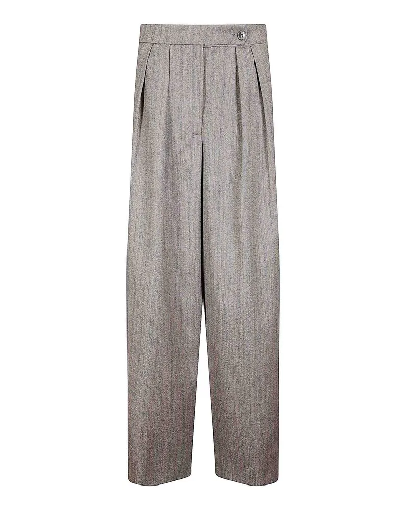 Dries van Noten Casual Hose - Grau Grau