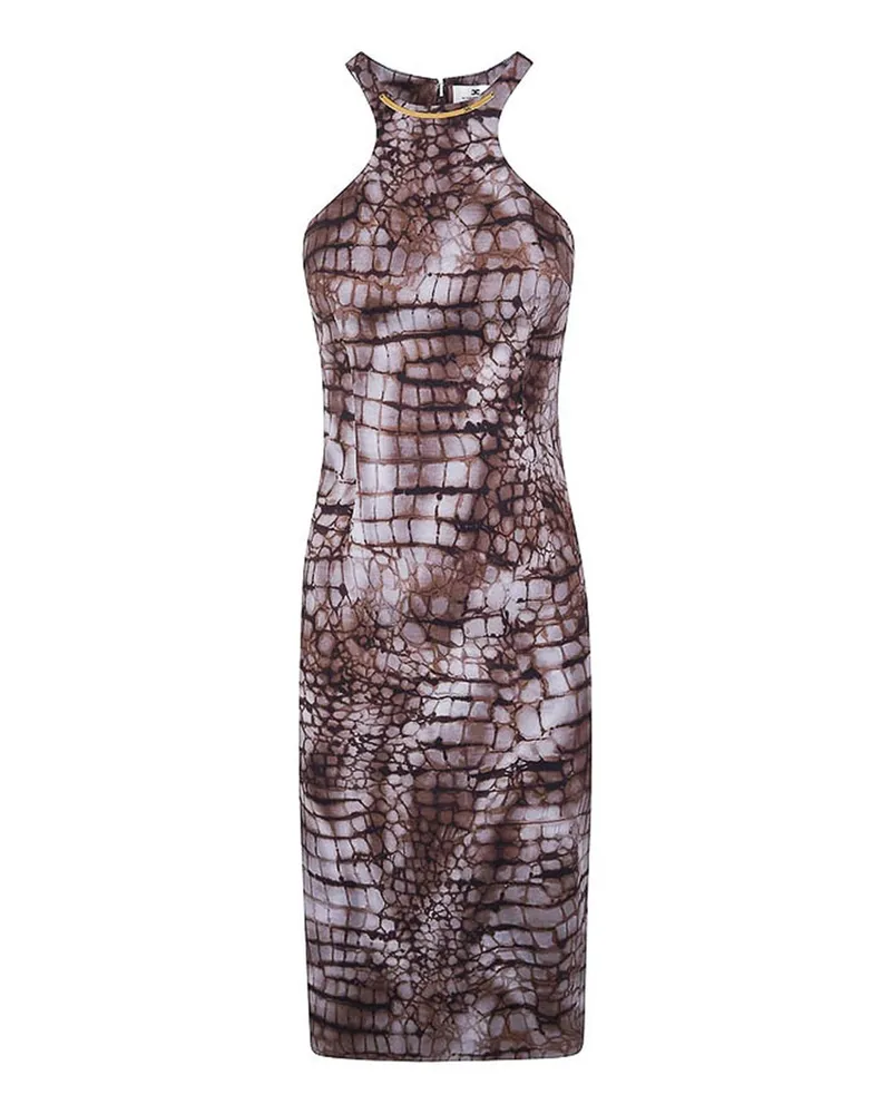 Elisabetta Franchi Knielanges Kleid - Braun Braun