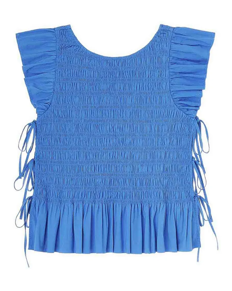 Ganni Top - Blau Blau