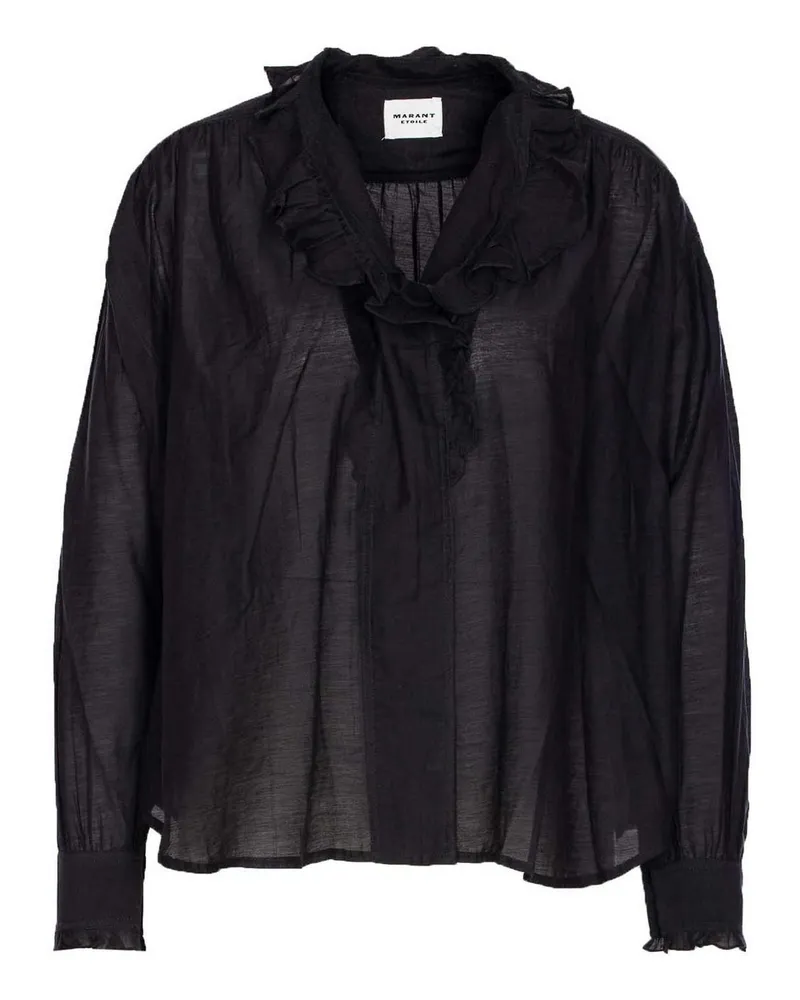 Étoile Isabel Marant Hemd - Schwarz Schwarz