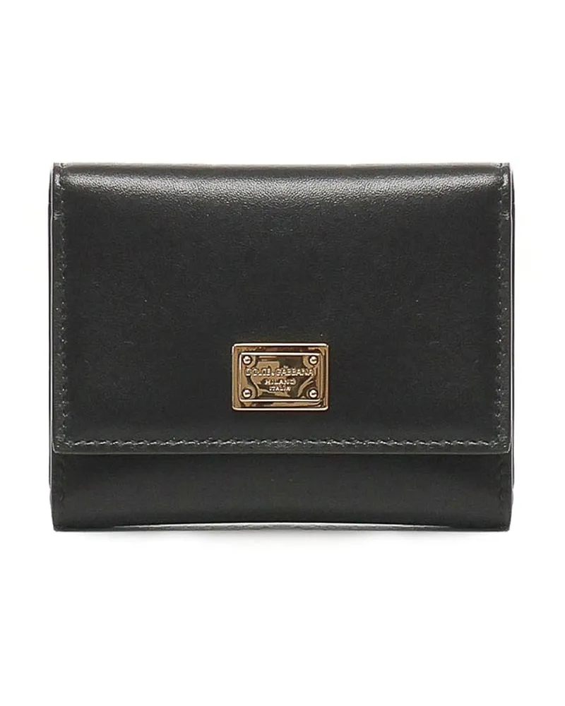 Dolce & Gabbana Portemonnaie - Schwarz Schwarz