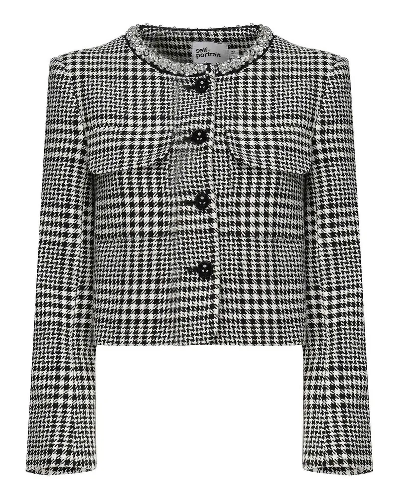 Self-Portrait Casualjacke - Schwarz Schwarz