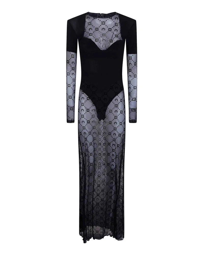 Marine Serre Jumpsuit - Schwarz Schwarz