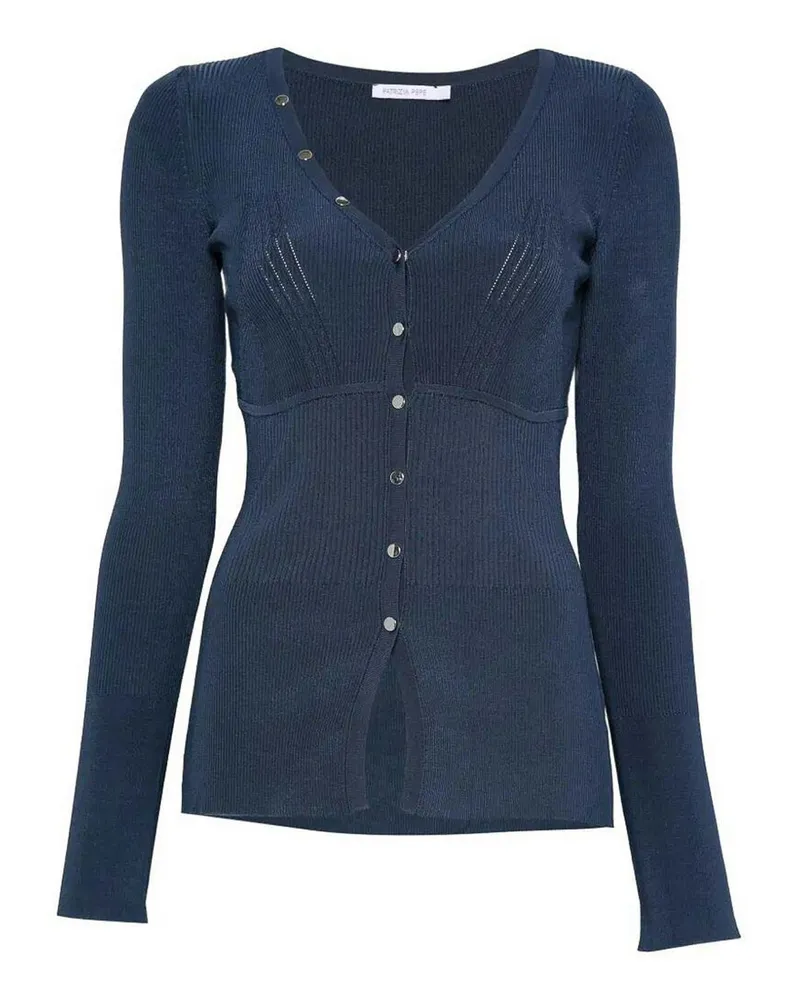 Patrizia Pepe Rundhalspullover - Blau Blau
