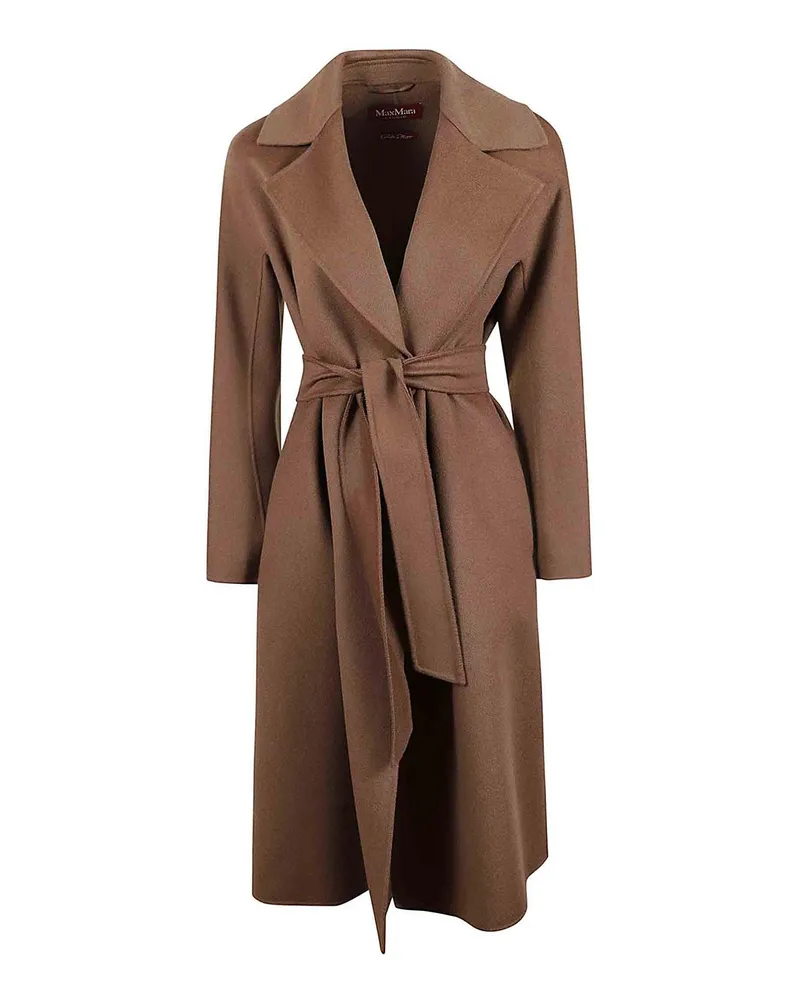 Max Mara Kurzer Mantel - Hellbraun Hellbraun