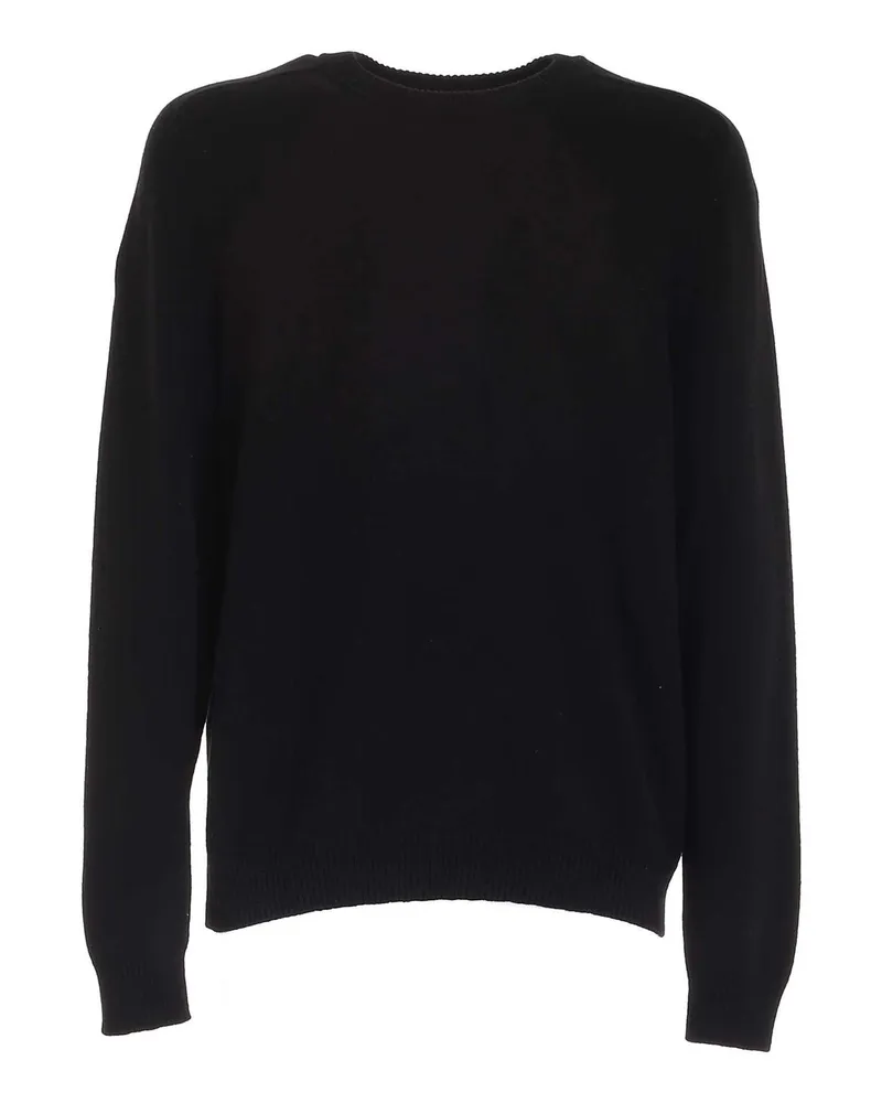 Moschino Rundhalspullover - Schwarz Schwarz