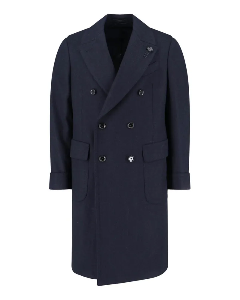 LARDINI Kurzer Mantel - Blau Blau