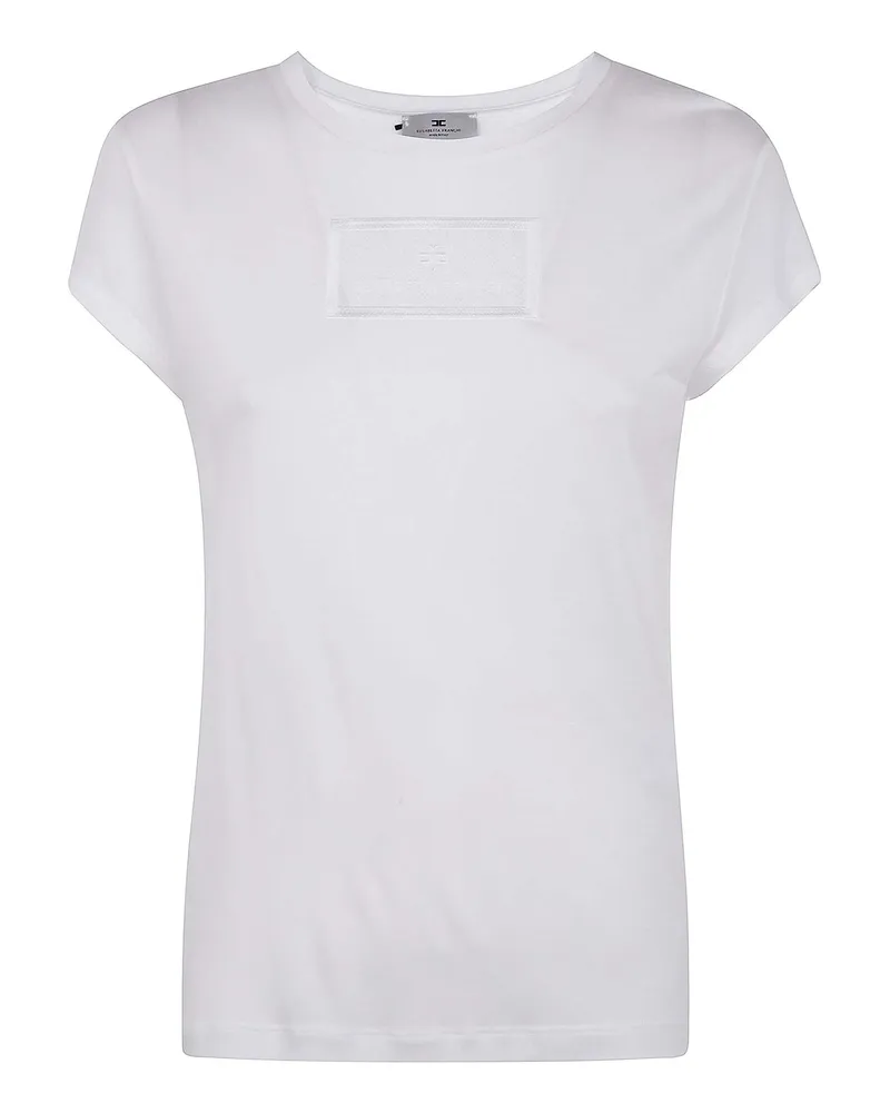 Elisabetta Franchi T-Shirt - Weiß Weiß