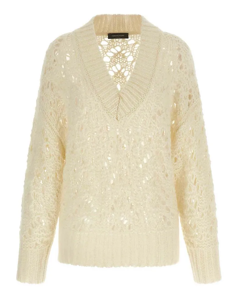 Fabiana Filippi Rundhalspullover - Beige Beige