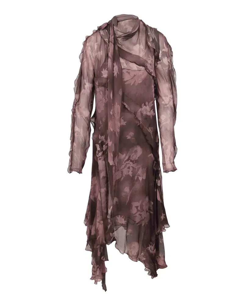 Diesel Knielanges Kleid - Braun Braun