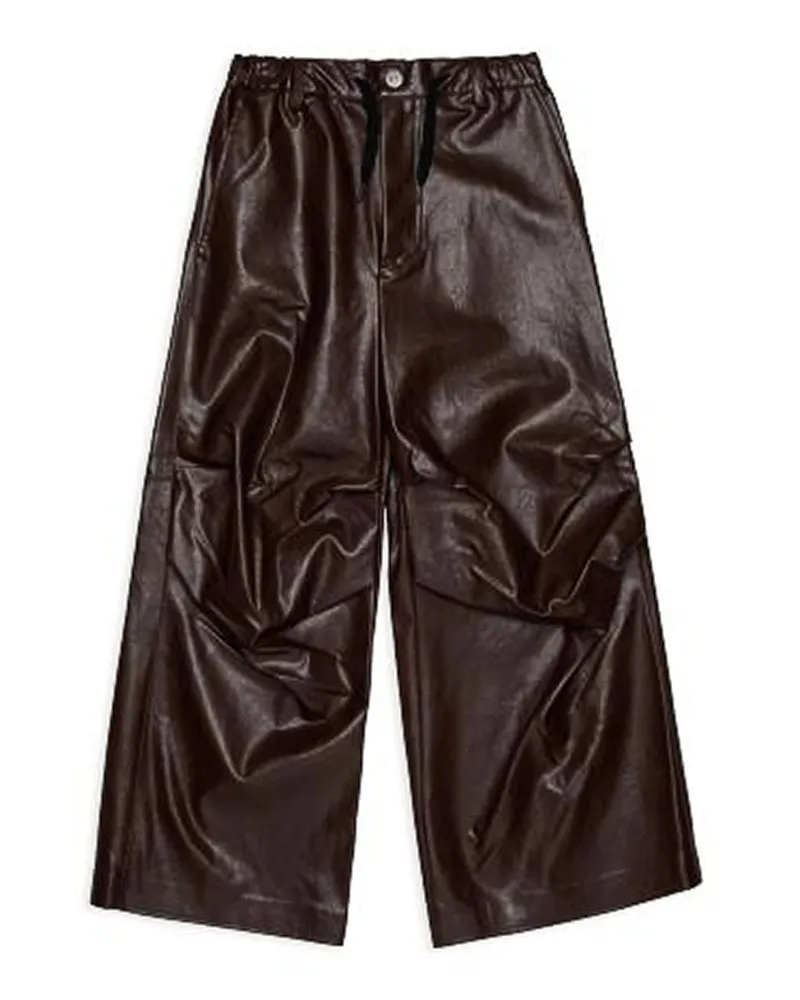 Maison Margiela Lederhose - Braun Braun