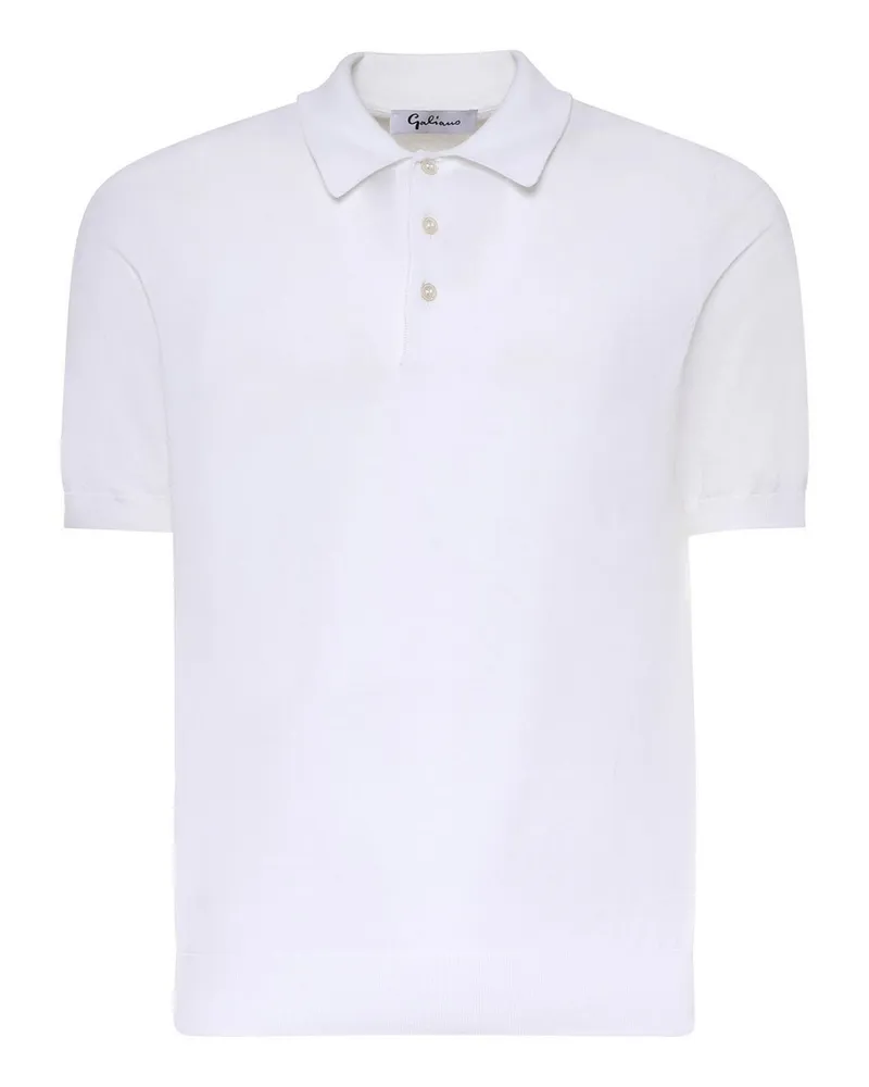 Giuliano Galiano Poloshirt - Weiß Weiß