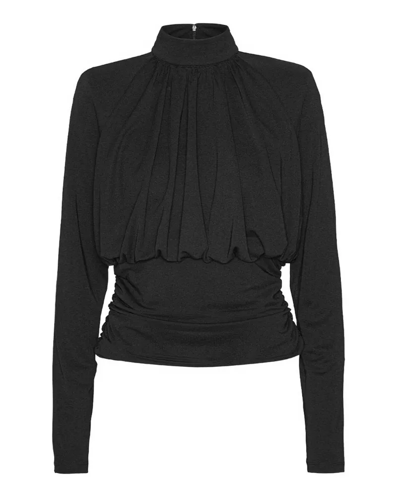 ROTATE Birger Christensen Top - Schwarz Schwarz