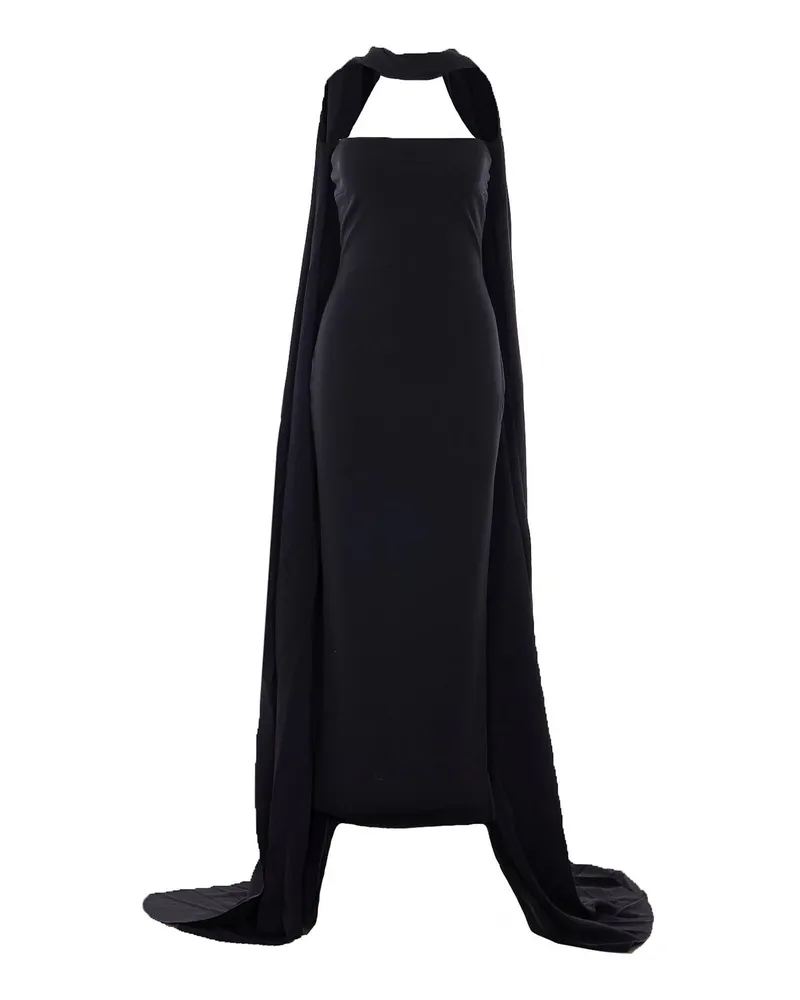 Solace London Maxikleid - Schwarz Schwarz