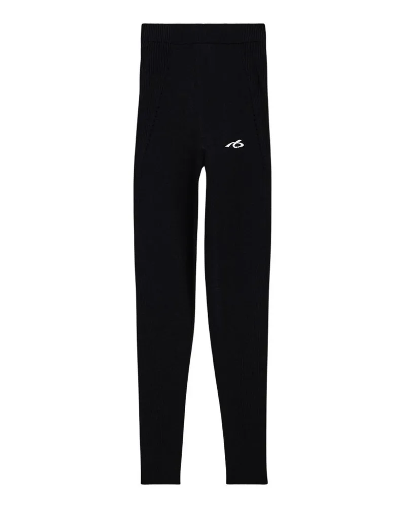 Balenciaga Leggings - Schwarz Schwarz