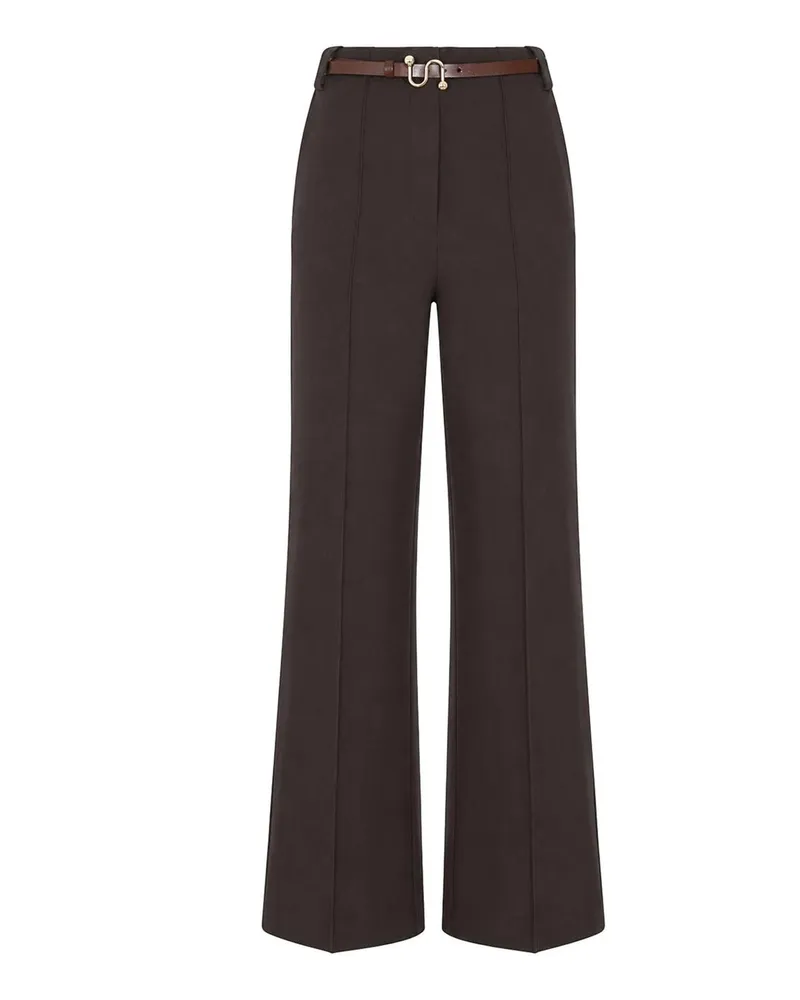 SPORTMAX Casual Hose - Dunkelbraun Dunkelbraun