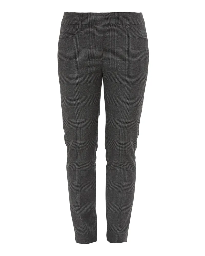 Dondup Casual Hose - Gemustert Schwarz