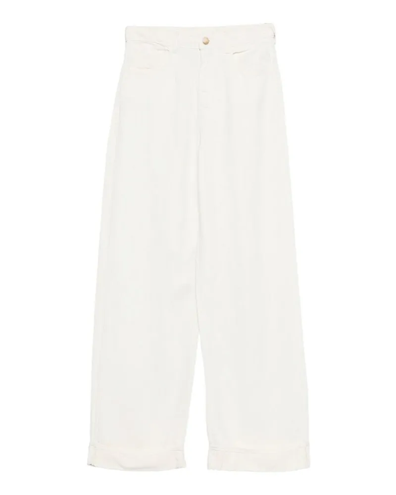 Emporio Armani Casual Hose - Creme Creme