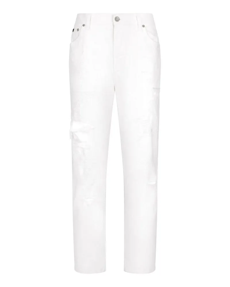 Dolce & Gabbana Straight Leg Jeans - Blau Blau