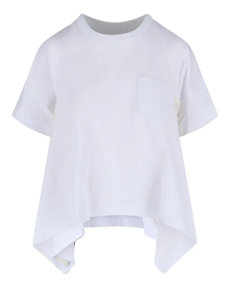 Sacai T-Shirt - Weiß Weiß